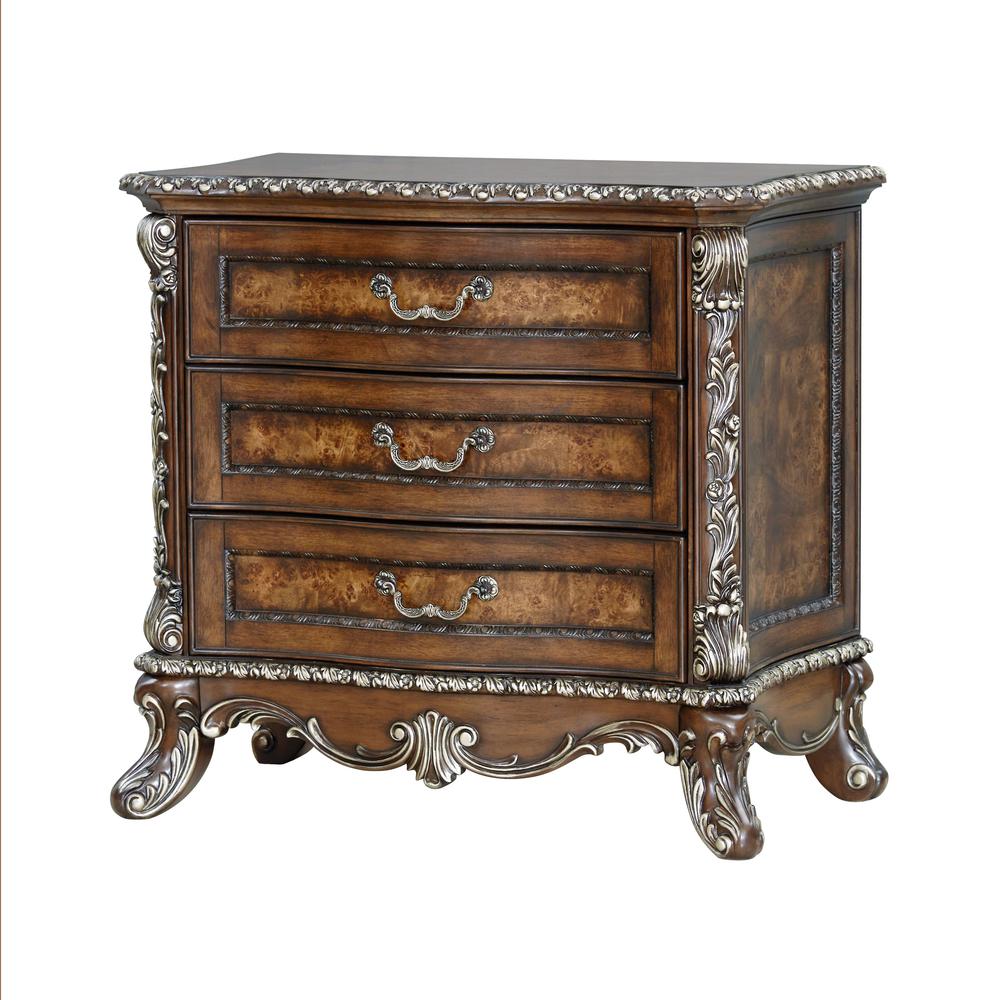 Devany Nightstand, Cherry Finish. Picture 3