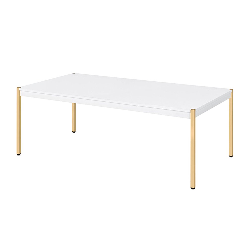 Otrac Coffee Table White & Gold. Picture 2