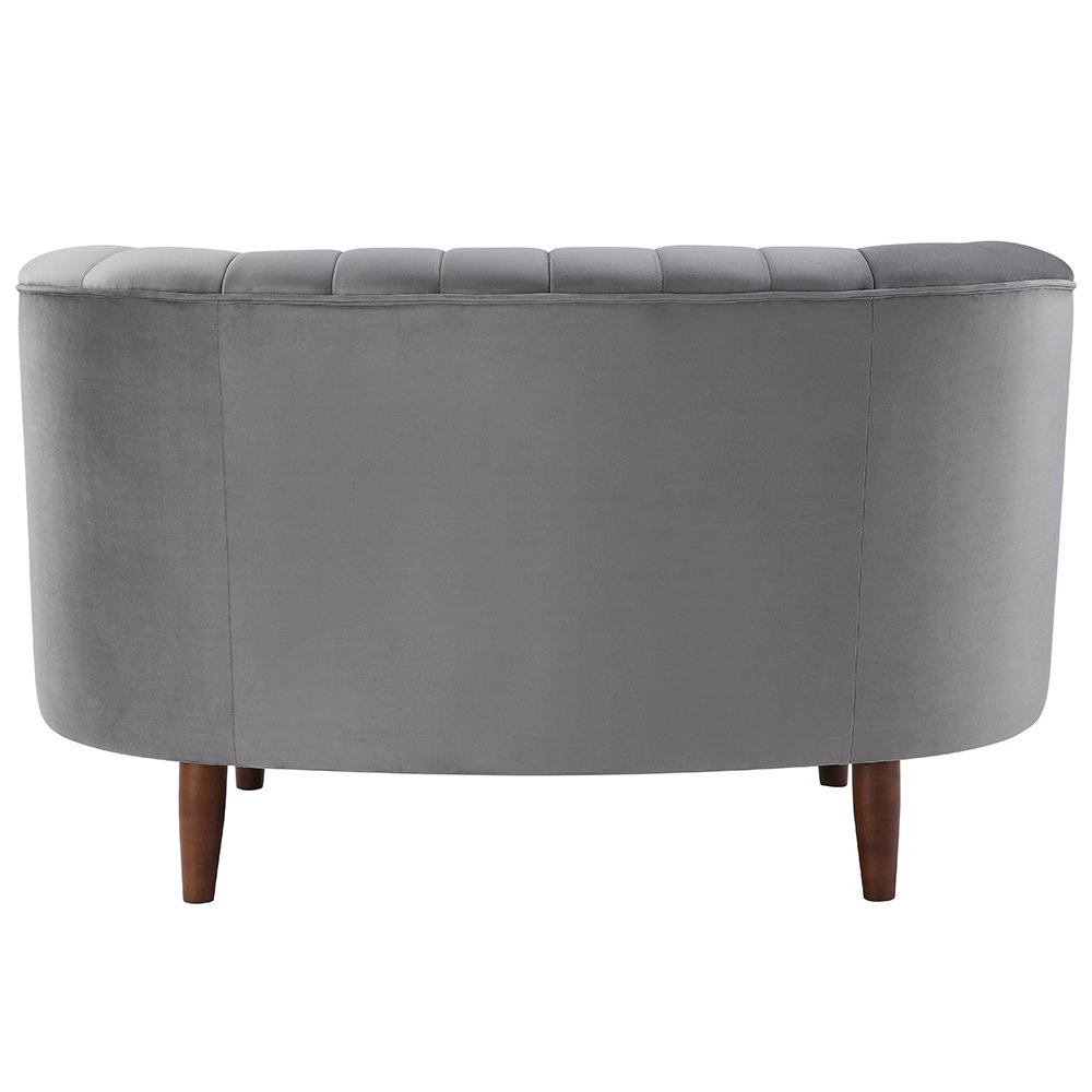 Millephri Chair Gray Velvet. Picture 4