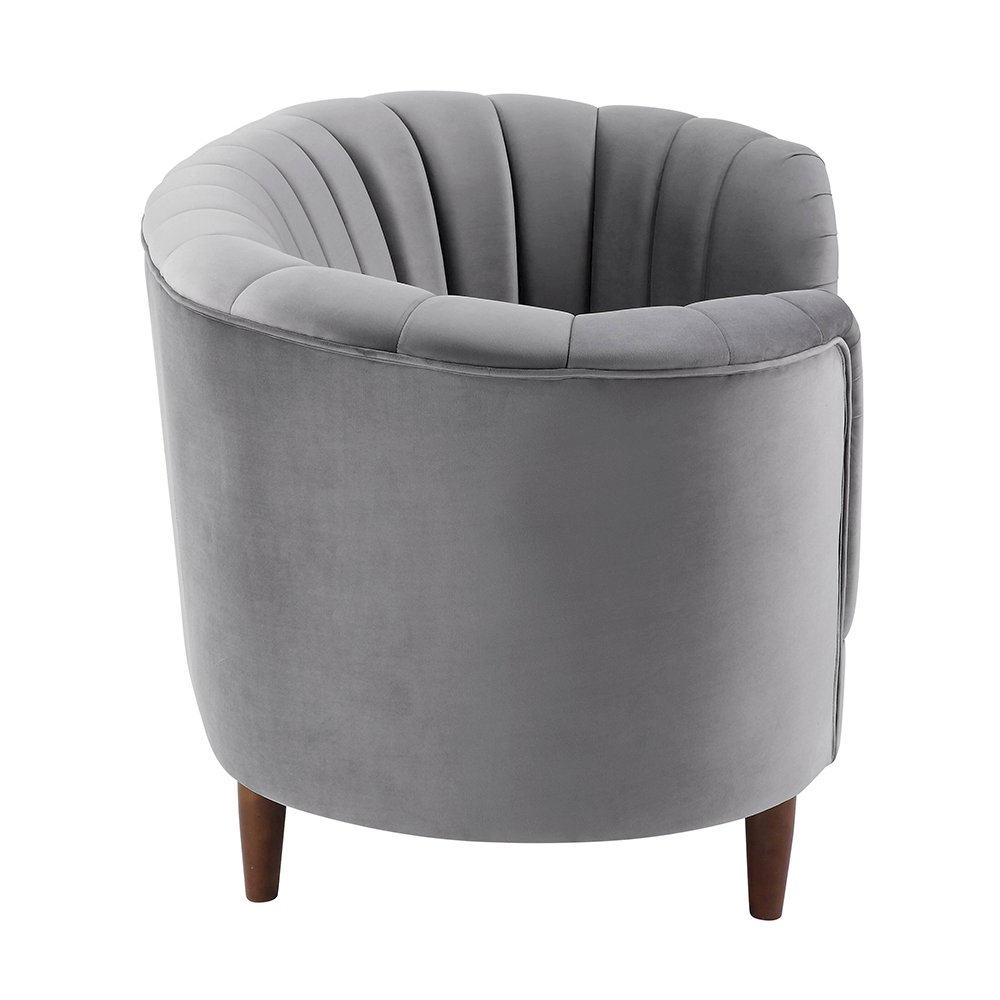 Millephri Chair Gray Velvet. Picture 5
