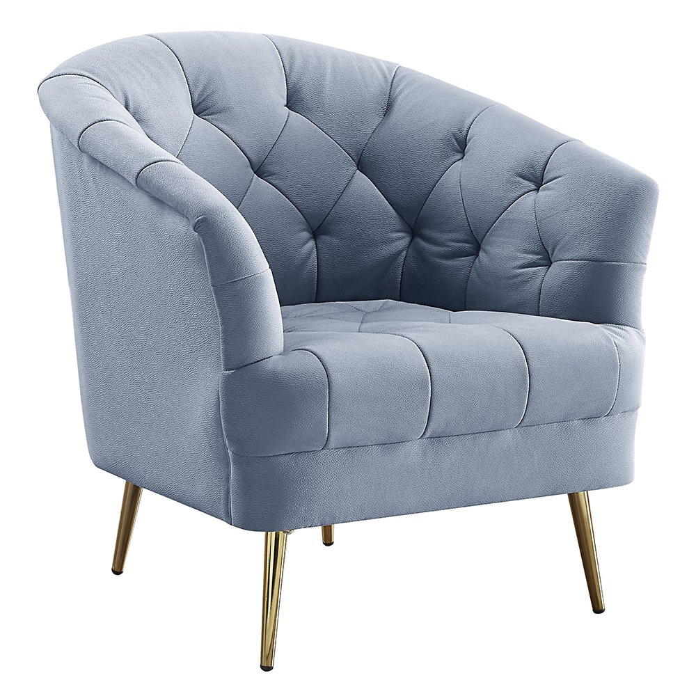 Bayram Chair Light Gray Velvet. Picture 2