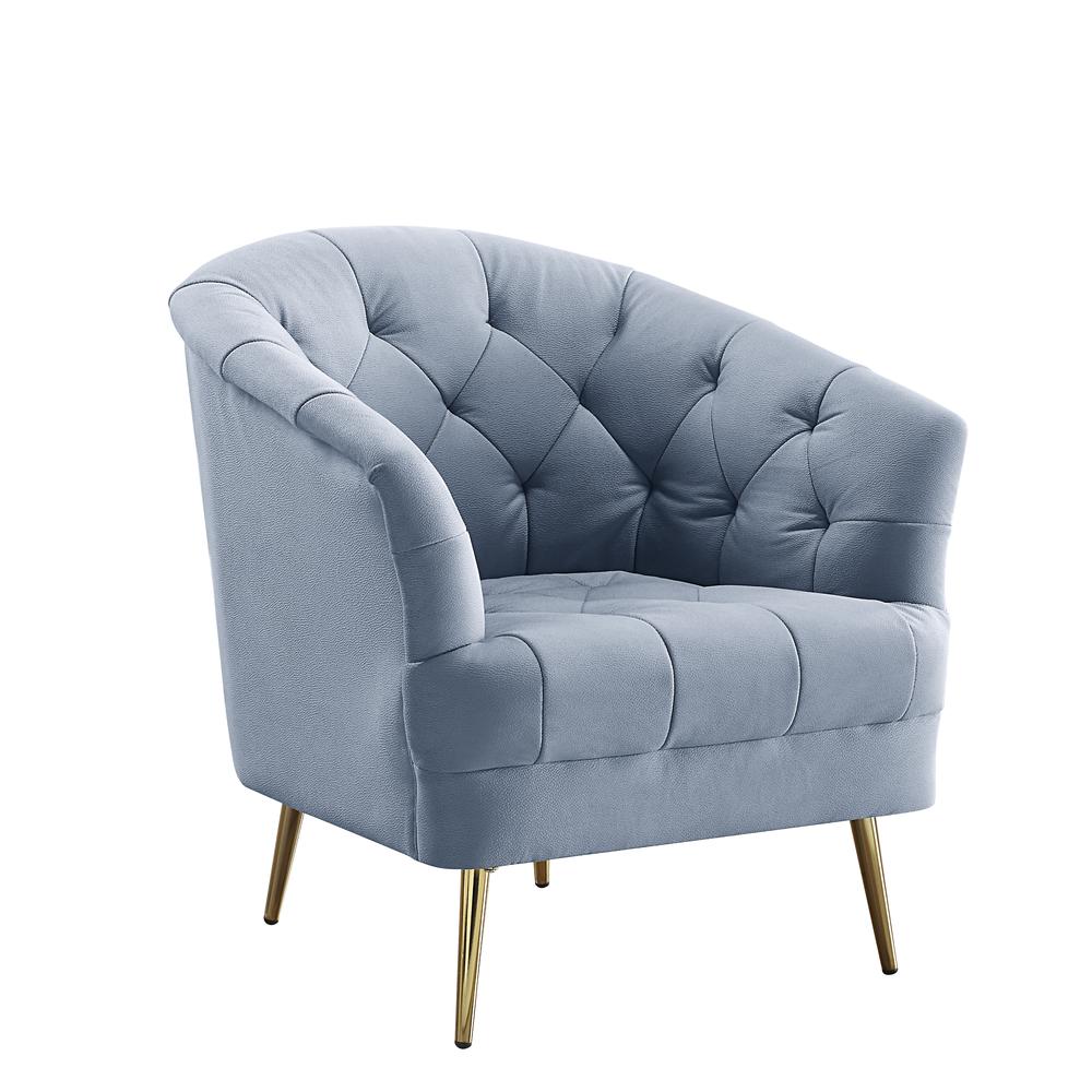 Bayram Chair, Light Gray Velvet (LV00208). Picture 7