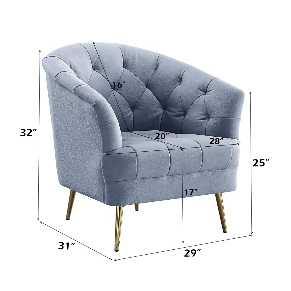 Bayram Chair Light Gray Velvet. Picture 8