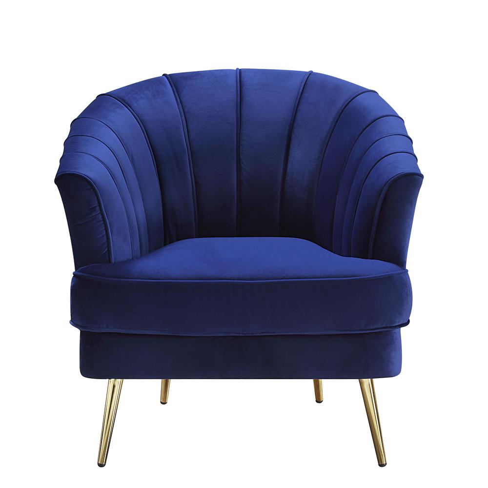 Eivor Chair Blue Velvet. Picture 4