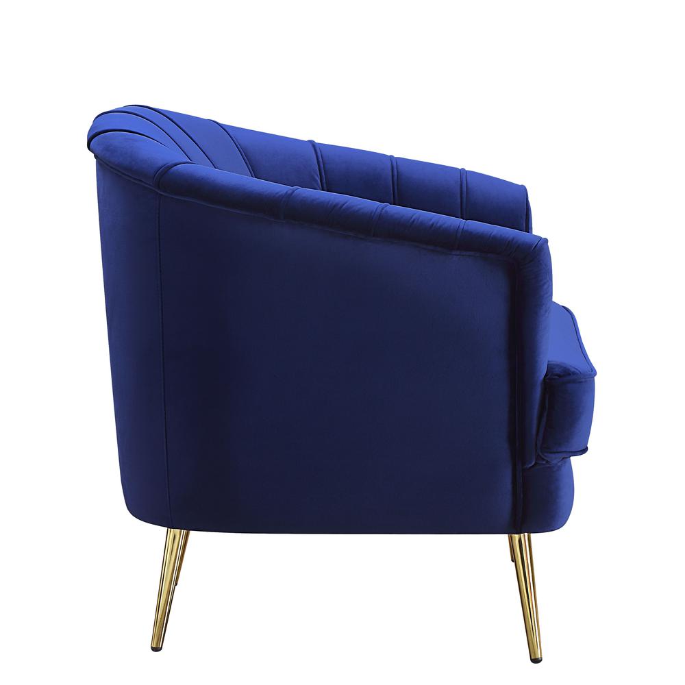 Eivor Chair Blue Velvet. Picture 5
