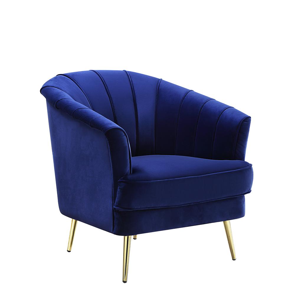 Eivor Chair Blue Velvet. Picture 7