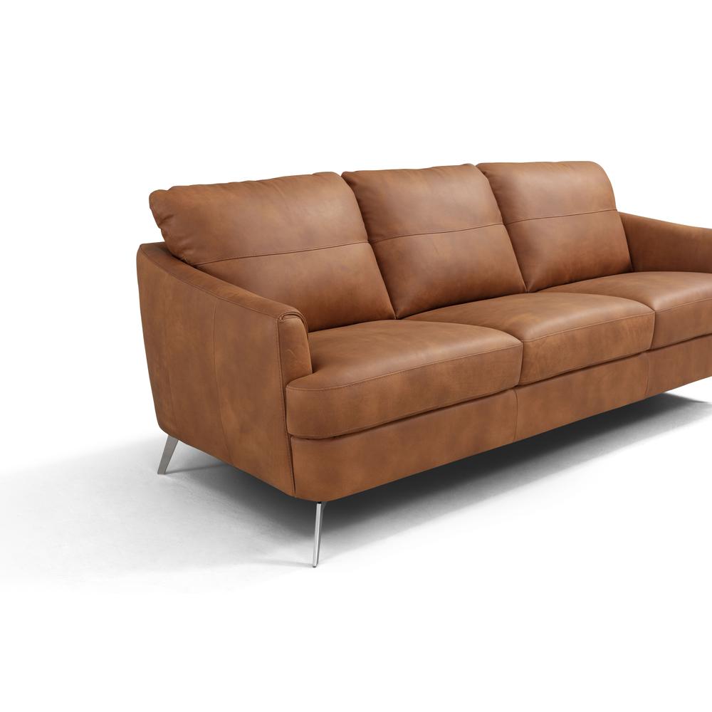 Safi Sofa Camel Top Grain Leather. Picture 11