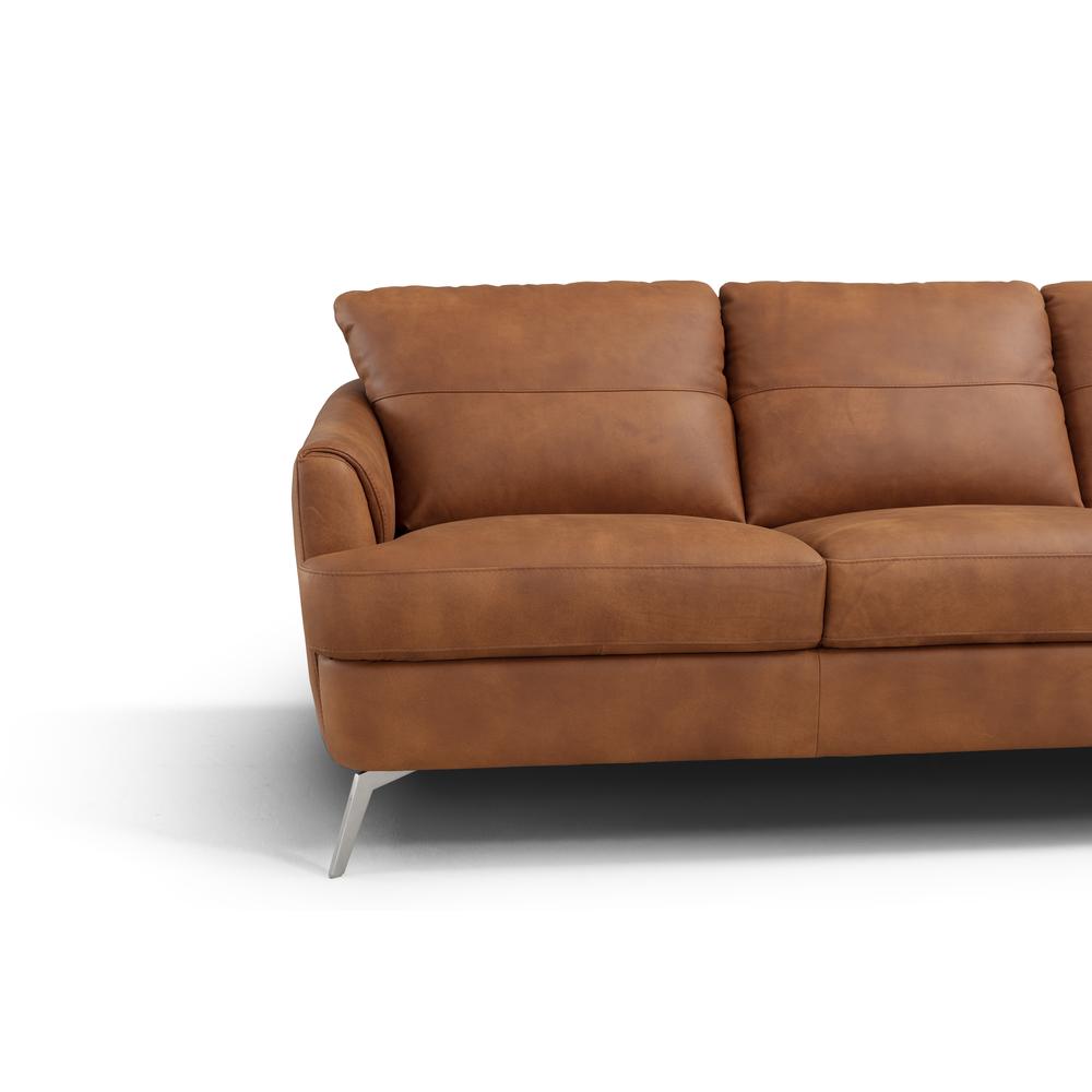 Safi Sofa Camel Top Grain Leather. Picture 16