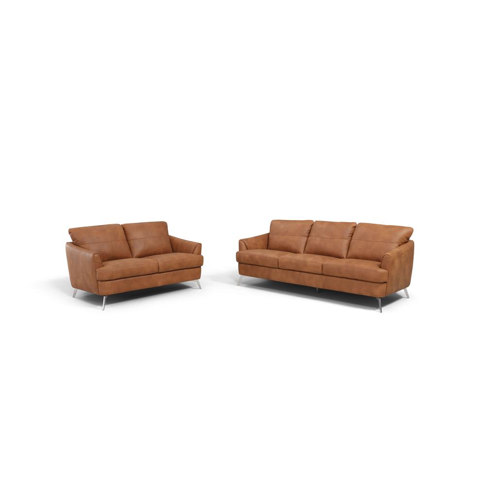 Safi Sofa Camel Top Grain Leather. Picture 3
