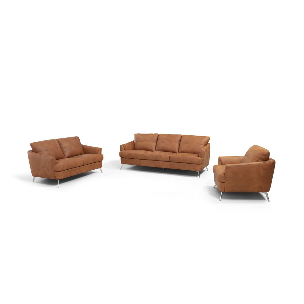 Safi Sofa Camel Top Grain Leather. Picture 2