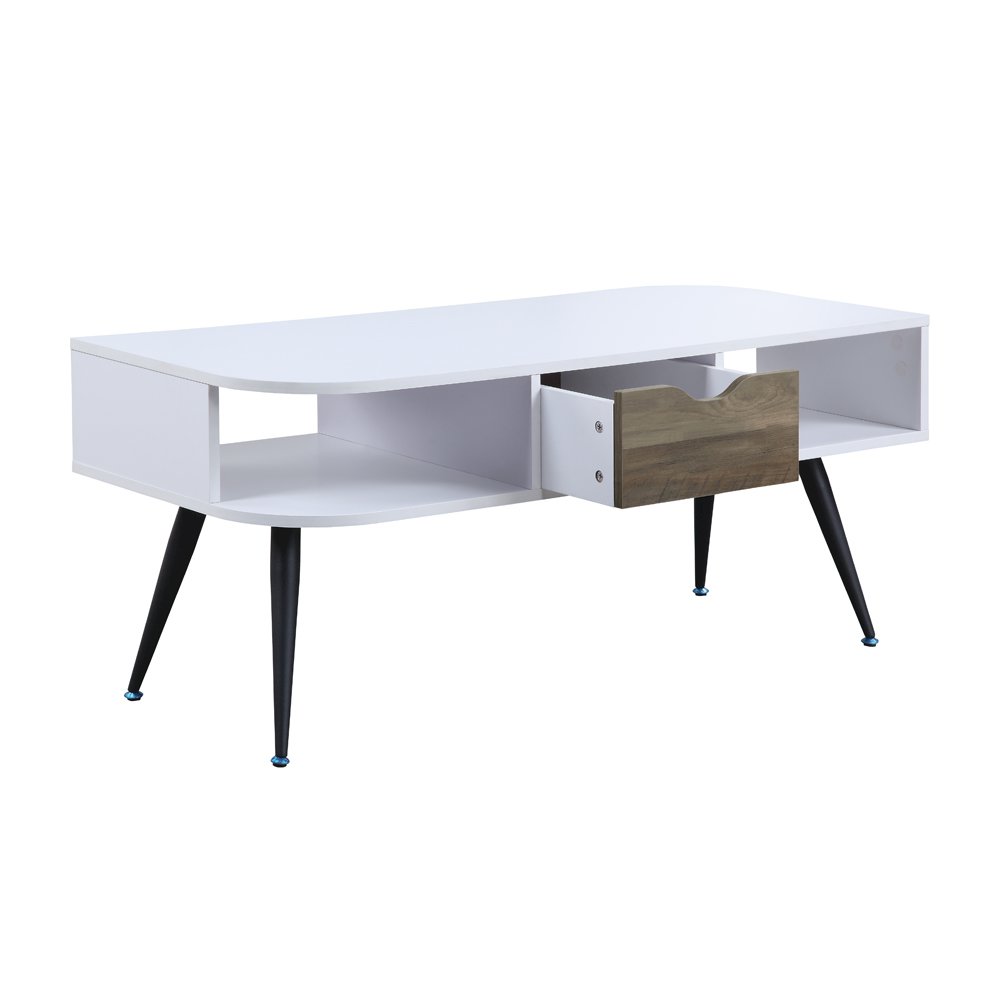 Halima Coffee Table White & Black. Picture 5