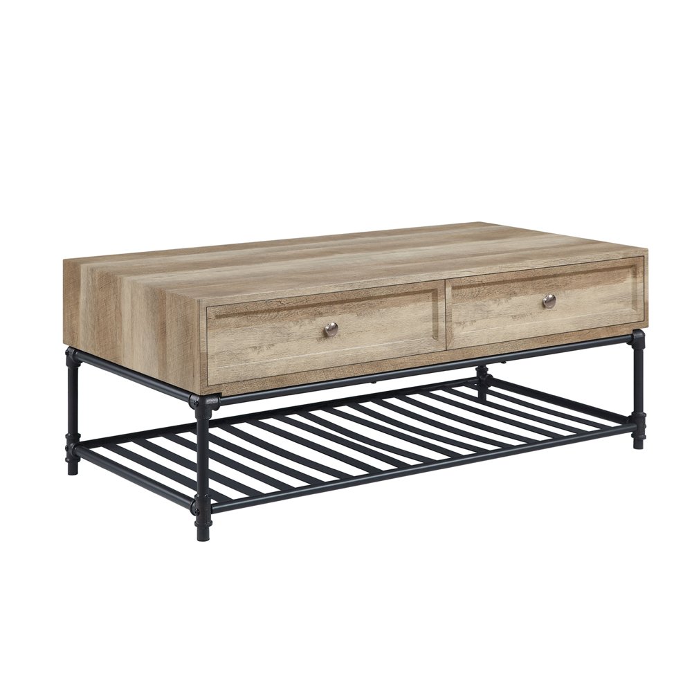 Brantley Coffee Table Oak & Sandy Black. Picture 2