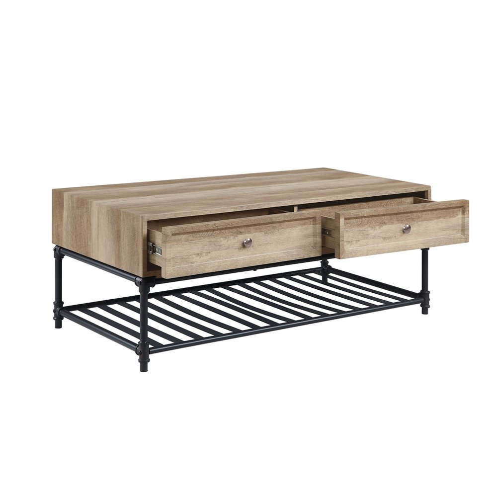 Brantley Coffee Table Oak & Sandy Black. Picture 4