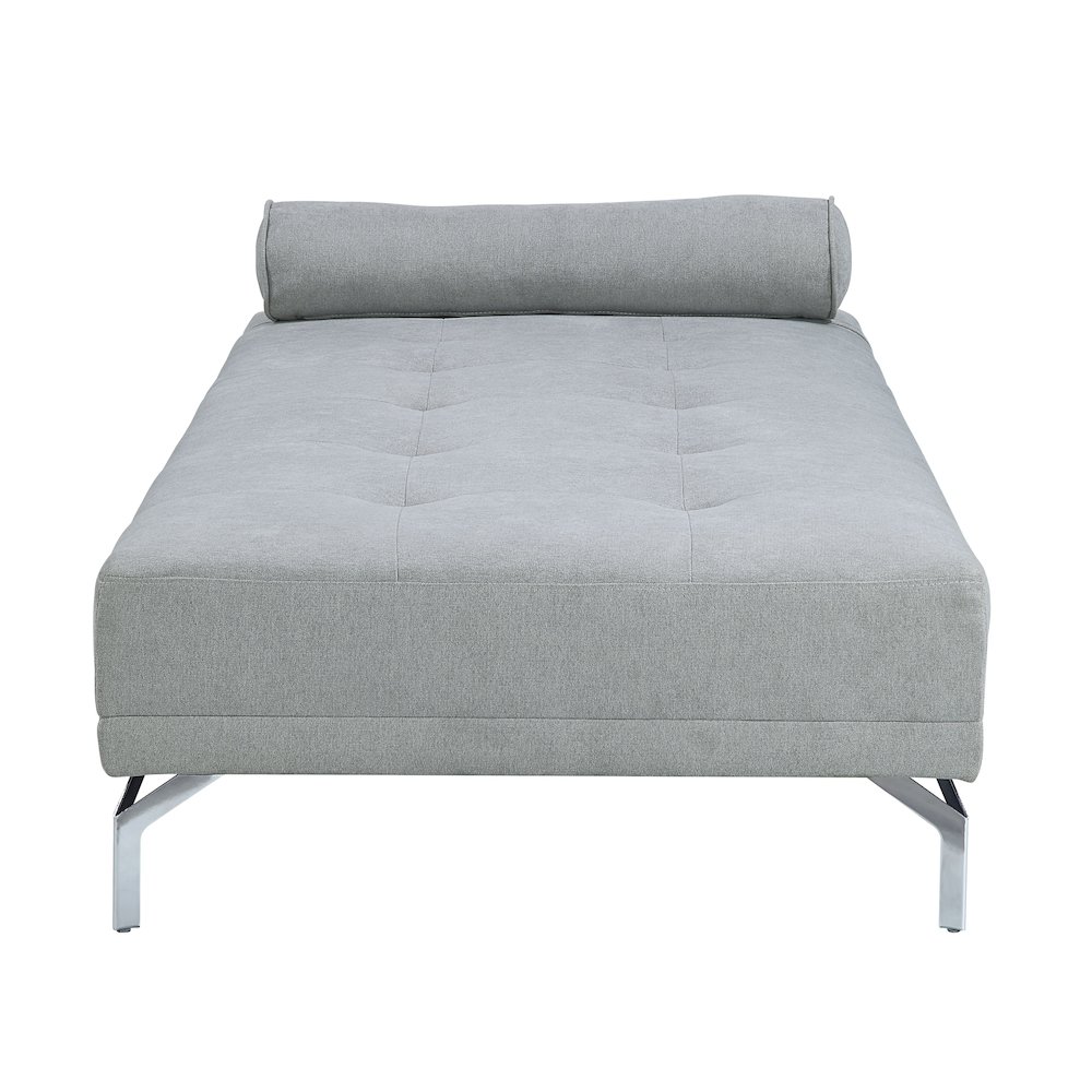Quenti Sofa Bed w/Pillow Gray Melange Velvet. Picture 3