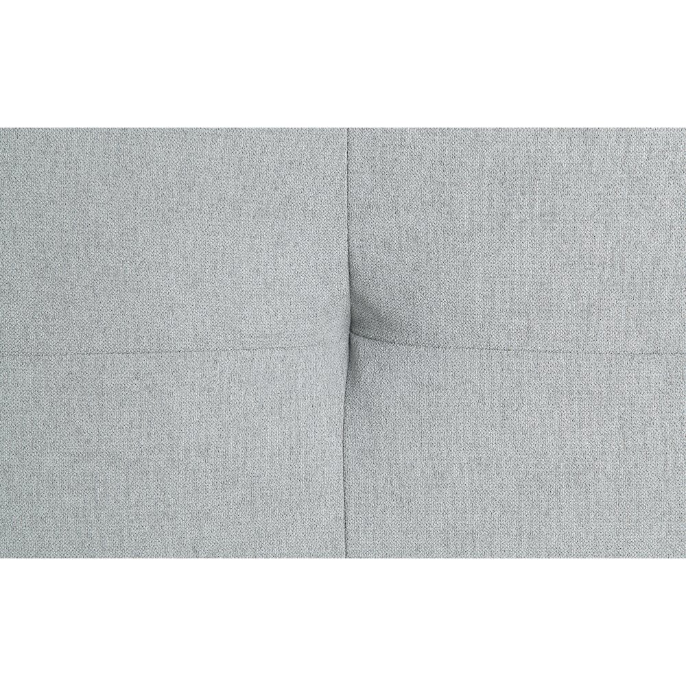 Quenti Sofa Bed w/Pillow Gray Melange Velvet. Picture 5