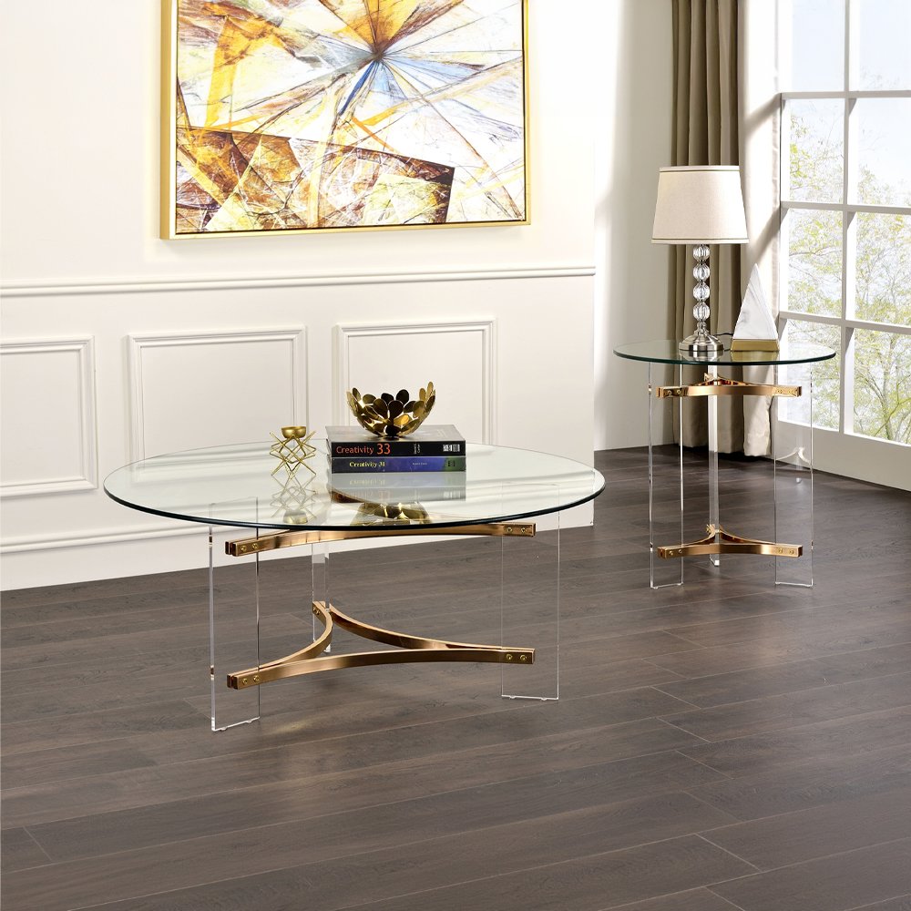 Sosi End Table Gold. Picture 4