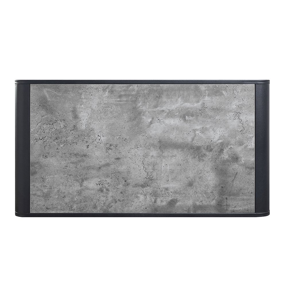 Raziela Coffee Table Concrete Gray & Black. Picture 4