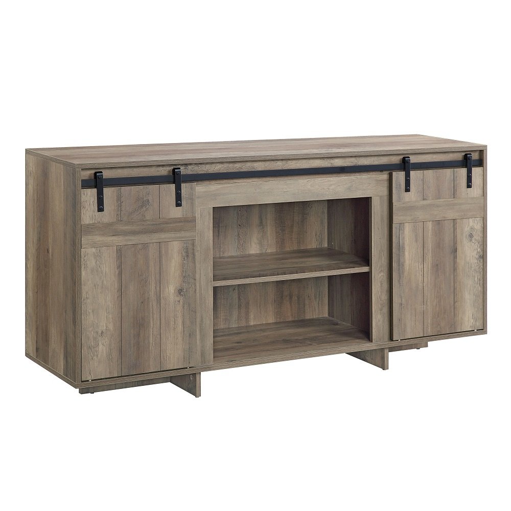 Bellarosa TV Stand (Same As 91608) Gray Washed. Picture 2
