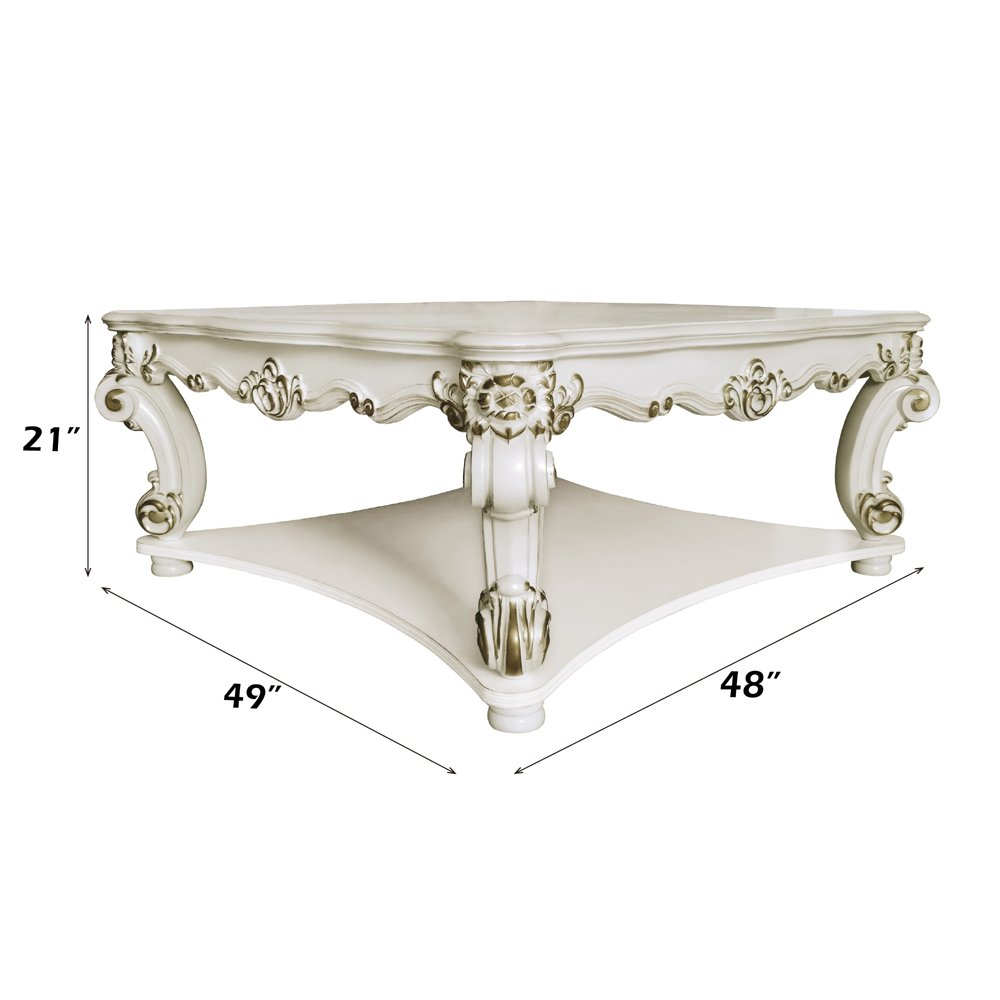 Vendome Coffee Table (Square) Antique Pearl. Picture 10