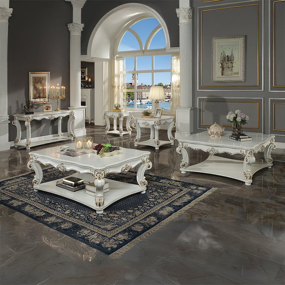 Vendome Coffee Table (Square) Antique Pearl. Picture 9