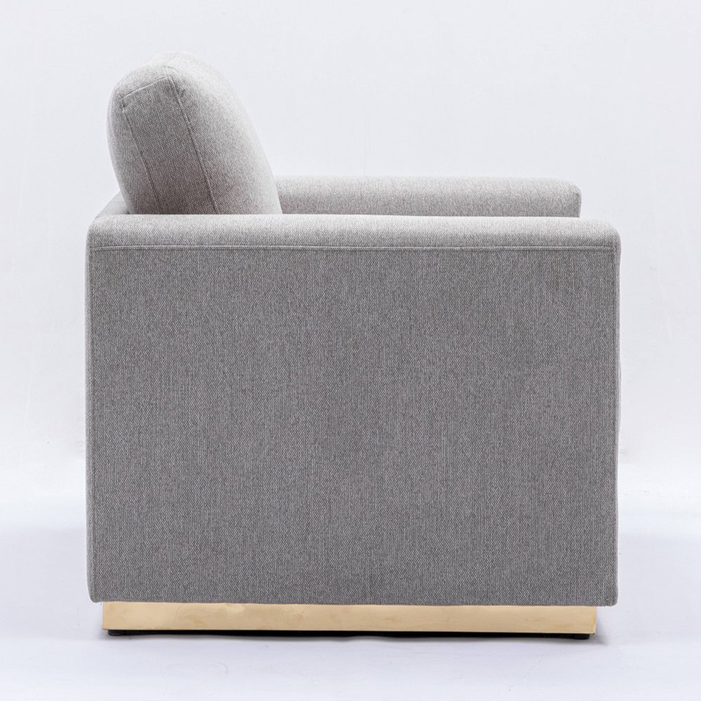 Valin Sofa Gray Linen. Picture 4