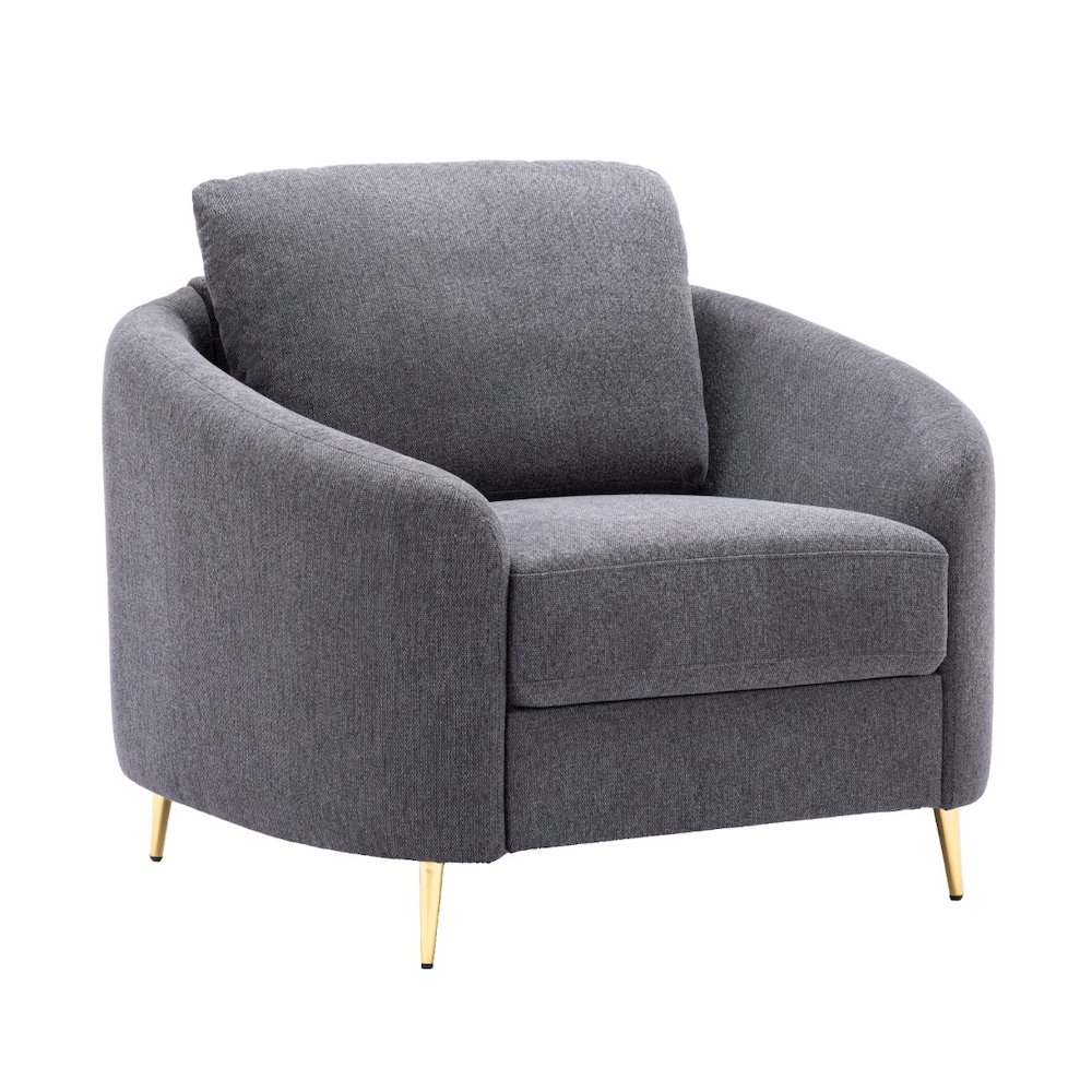 Yuina Chair Gray Linen. Picture 2