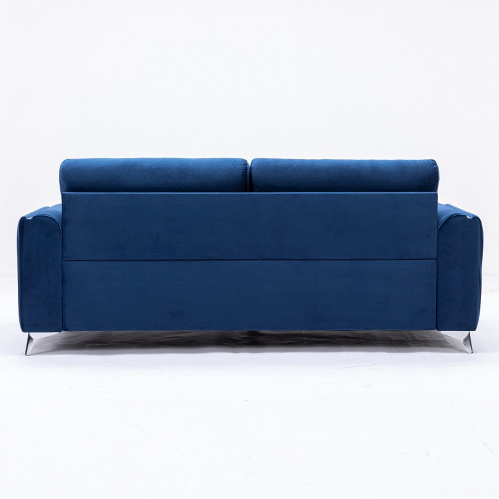 Wenona Sofa Blue Velvet. Picture 5
