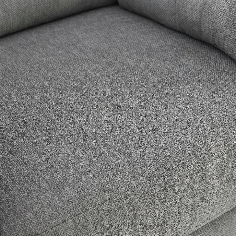 Chenille Glider Recliner with Swivel, Rocker Chair, Charcoal Chenille. Picture 6