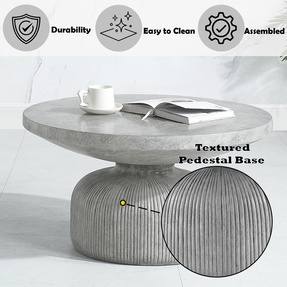Laddie Coffee Table Weathered Gray. Picture 6