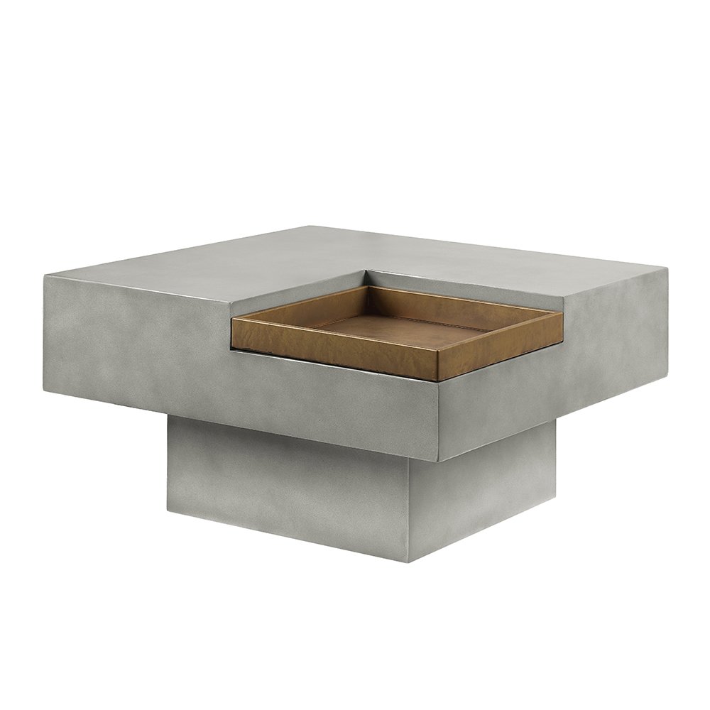 Kailano Coffee Table Weathered Gray. Picture 2