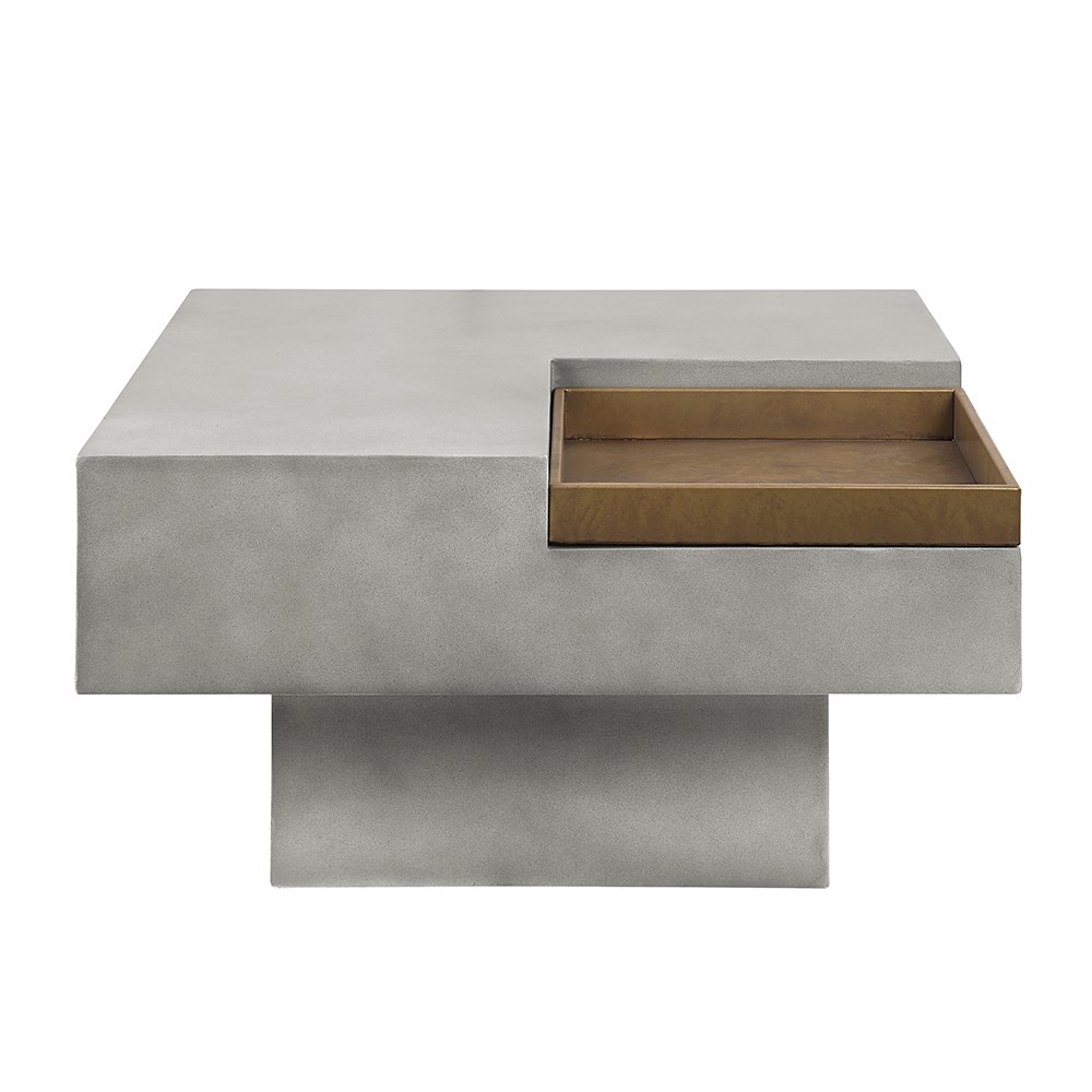 Kailano Coffee Table Weathered Gray. Picture 3