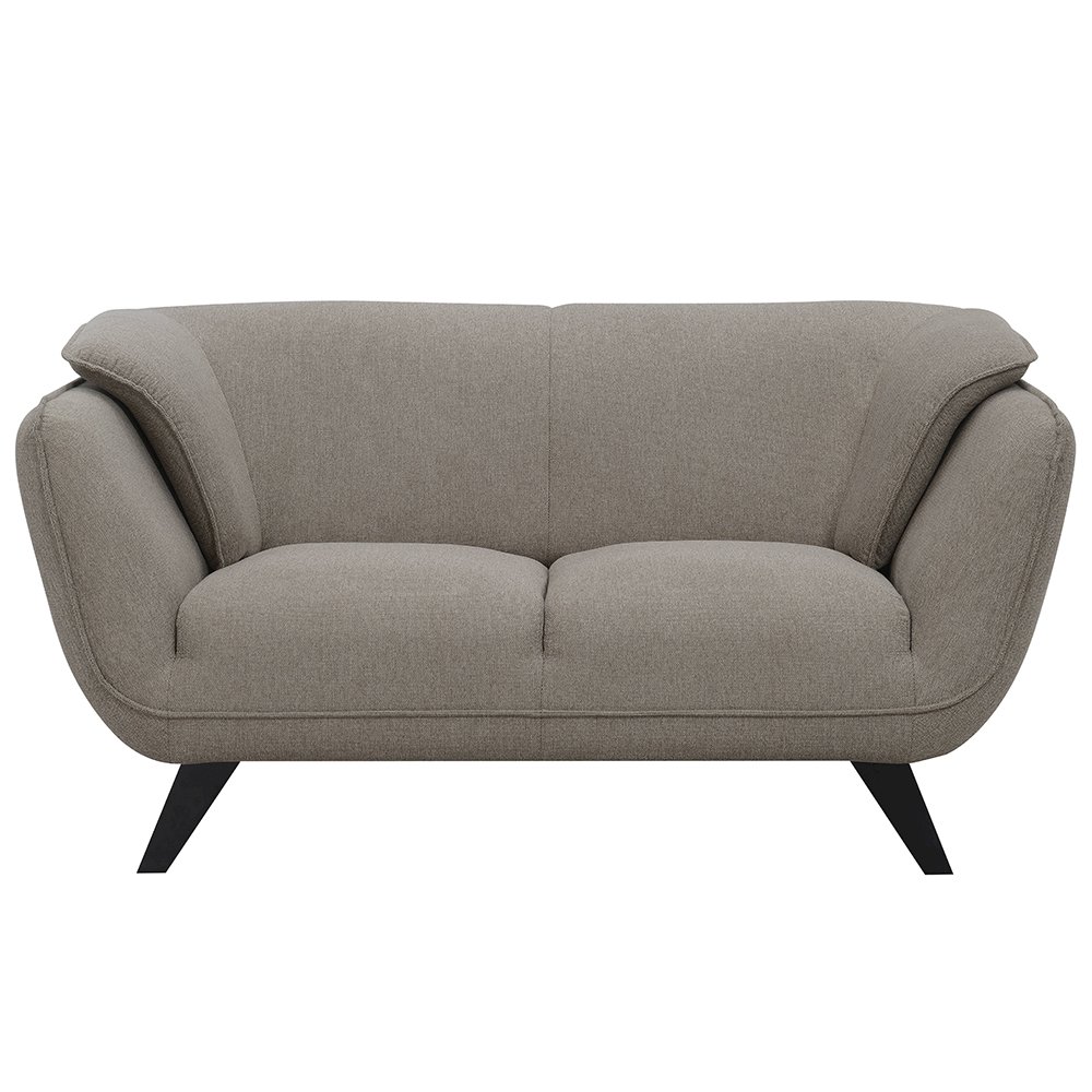 Nayeli Loveseat Brown Linen. Picture 3