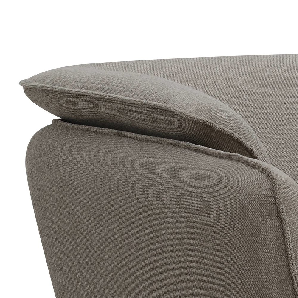 Nayeli Loveseat Brown Linen. Picture 6