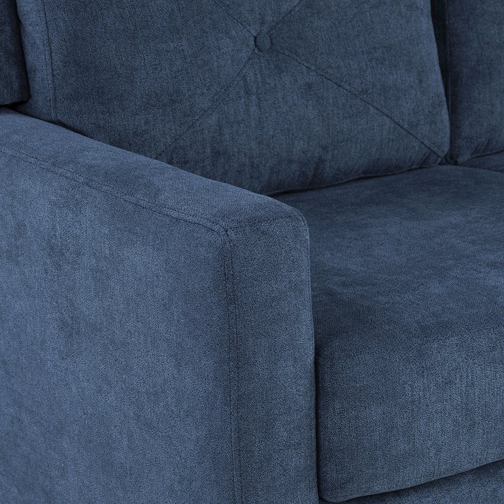 Horatio Sofa Navy Chenille. Picture 8