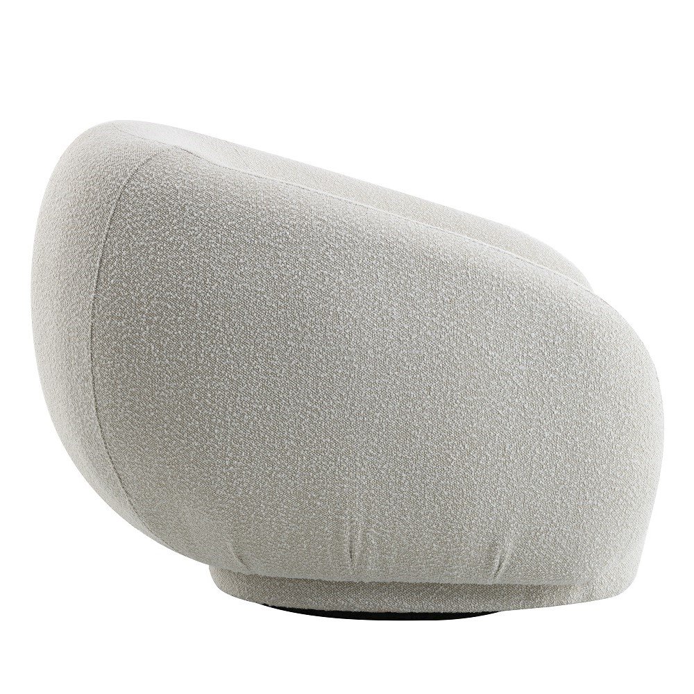 Isabel Chair w/Swivel Beige Boucle. Picture 4