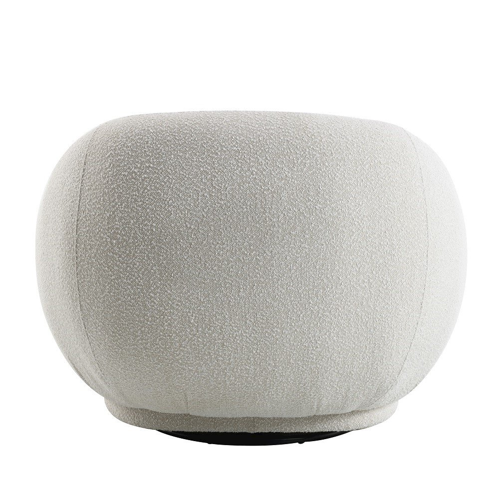 Isabel Chair w/Swivel Beige Boucle. Picture 5