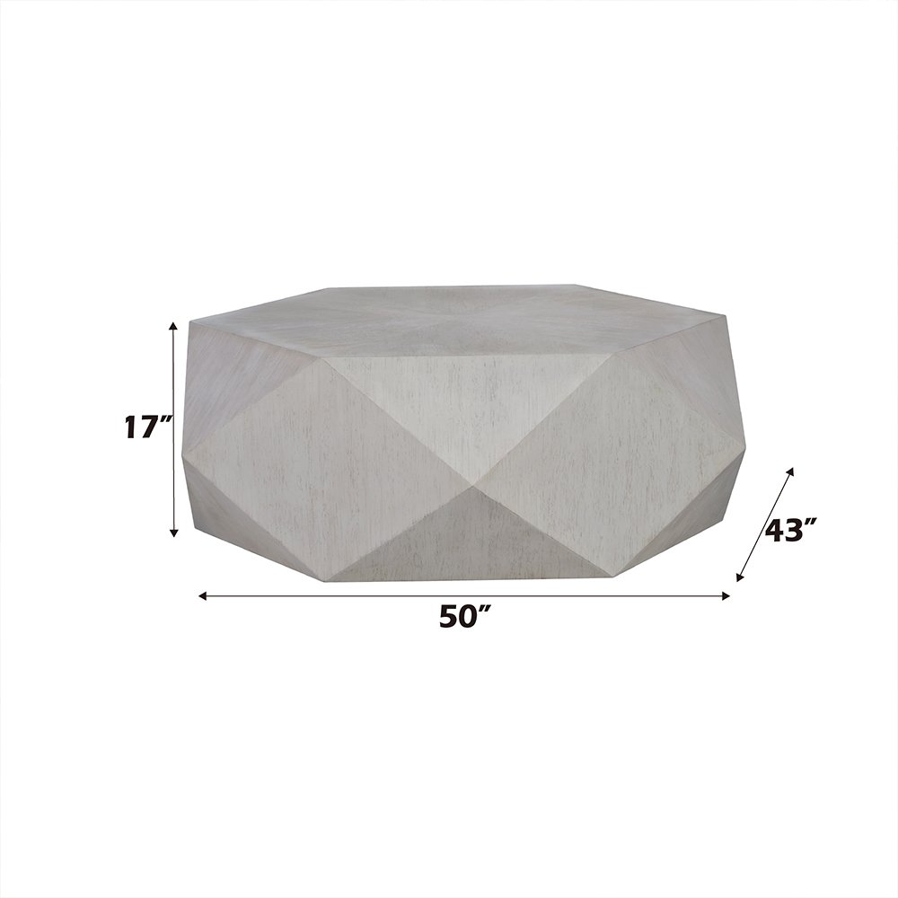 Hanniel Coffee Table Antique White. Picture 5