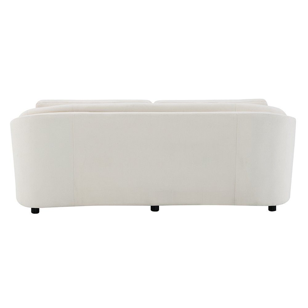 Mariko Sofa w/2 Pillows Beige Linen. Picture 5