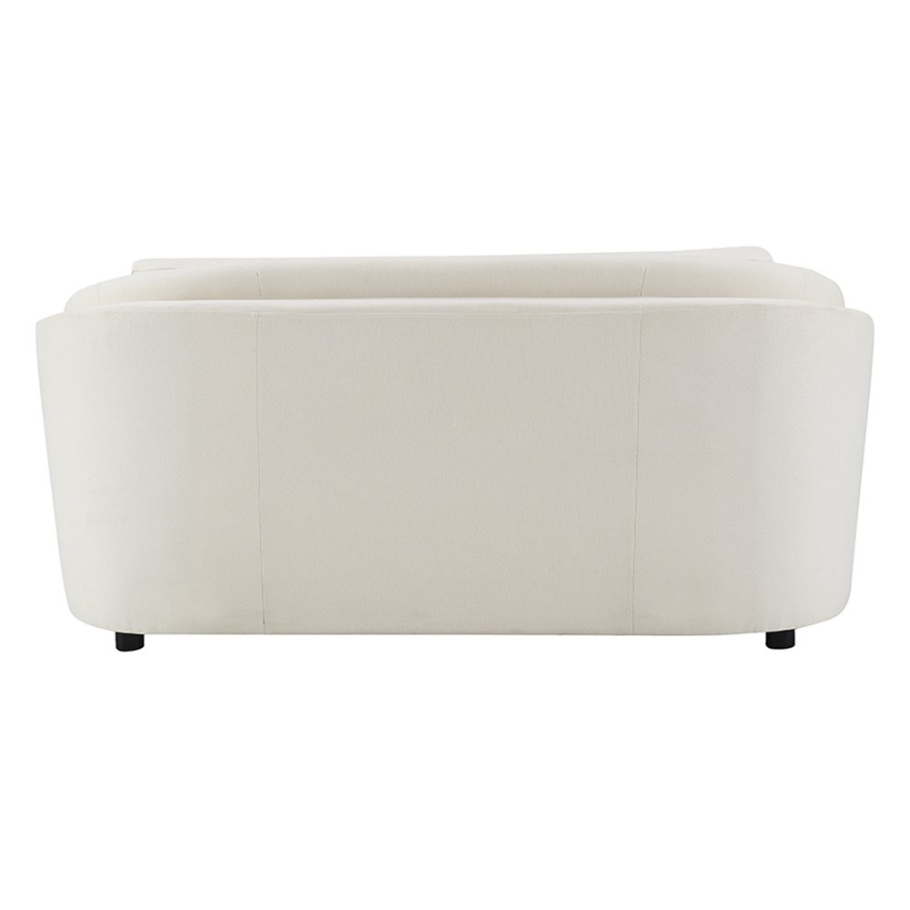 Mariko Loveseat w/2 Pillows Beige Linen. Picture 5