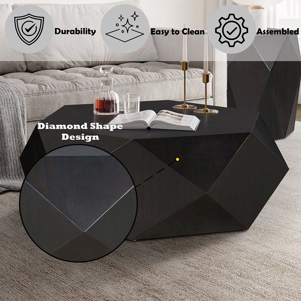 Hanniel Coffee Table Black. Picture 6