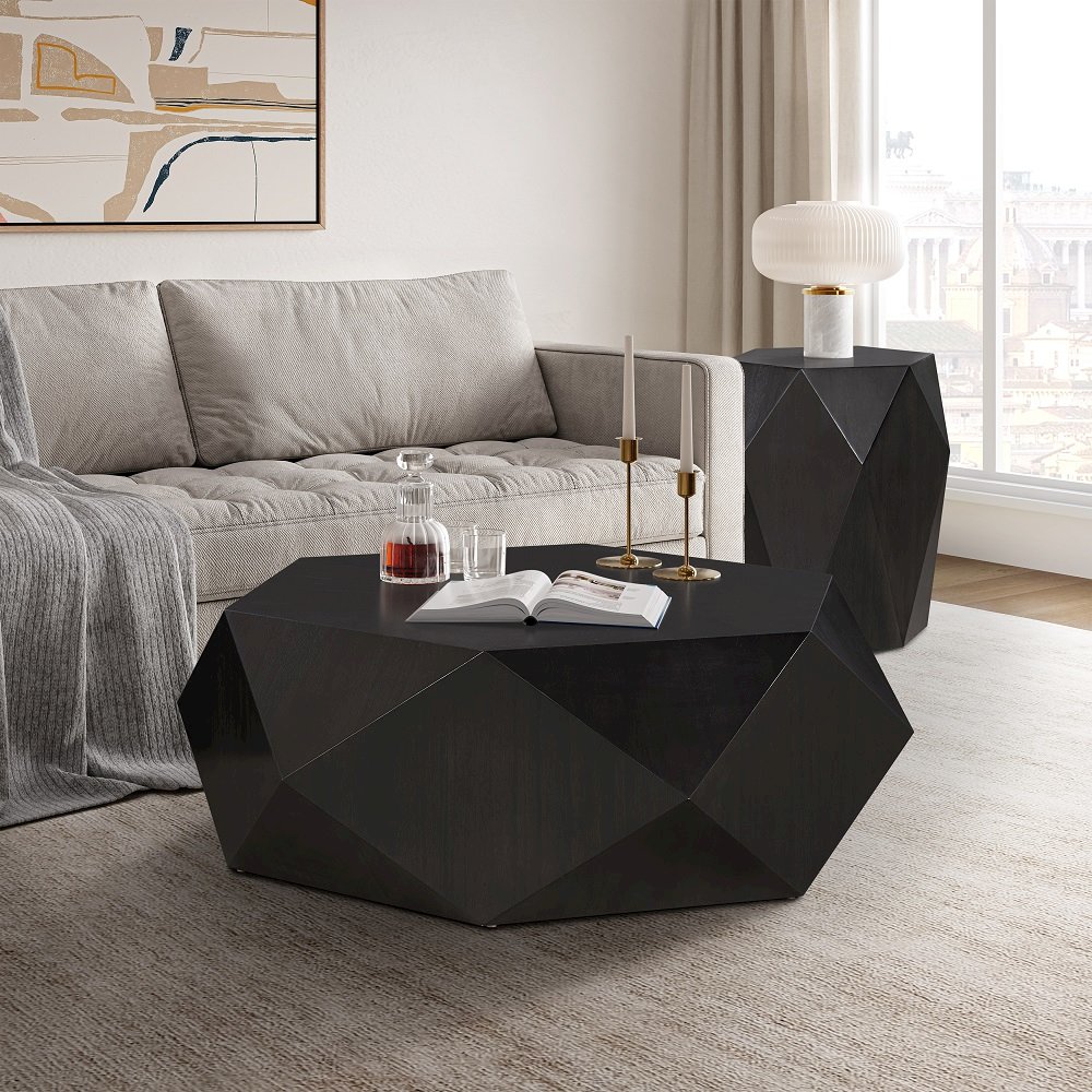 Hanniel Coffee Table Black. Picture 4