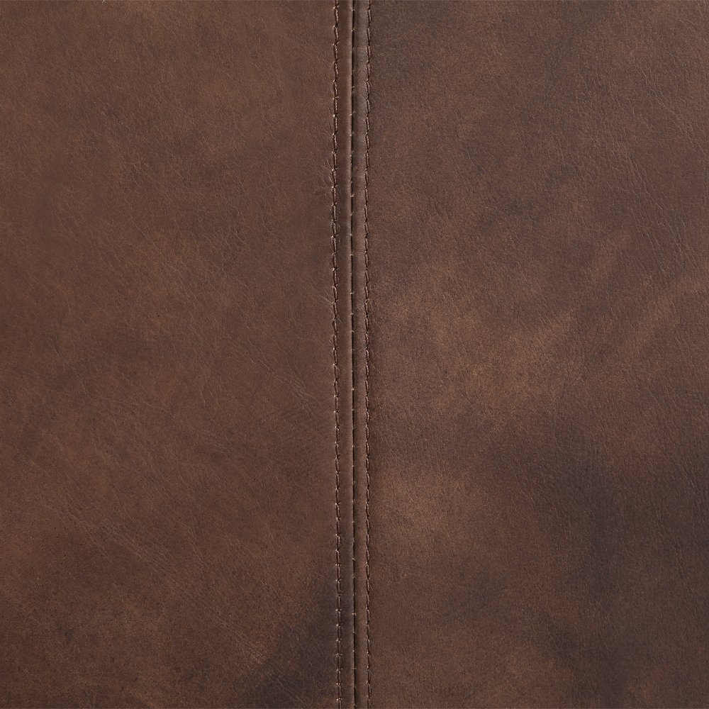 Jaron Sofa Mocha Top Grain Leather. Picture 6