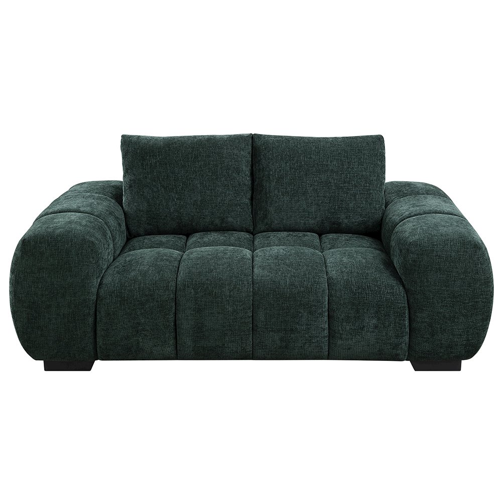 Ferrand Loveseat Green Chenille. Picture 3