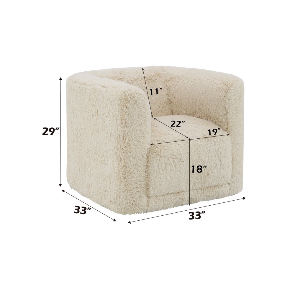 Upendo Chair w/Swivel Beige Yakety Yak Sand. Picture 8