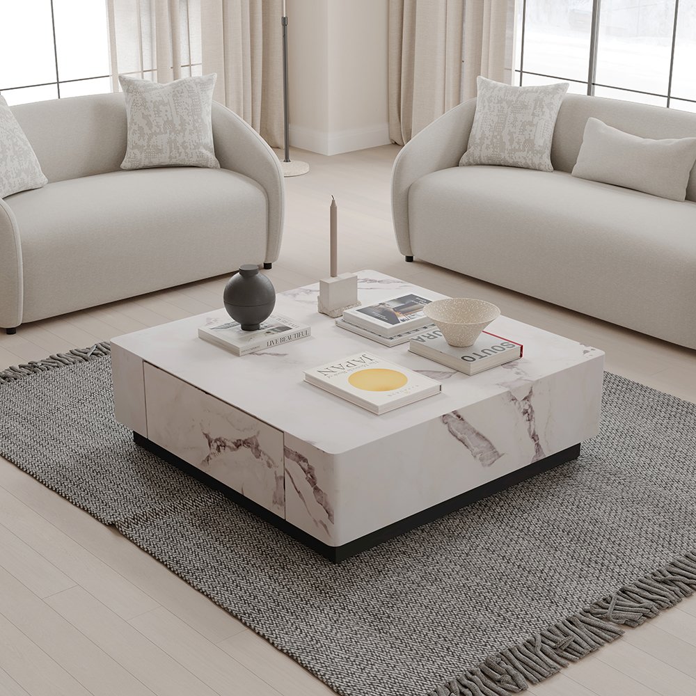 Fritzy Coffee Table Engineered Stone. Picture 1