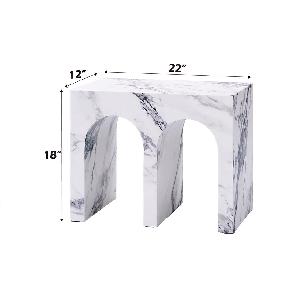 Fritzy End Table Engineered Stone. Picture 6
