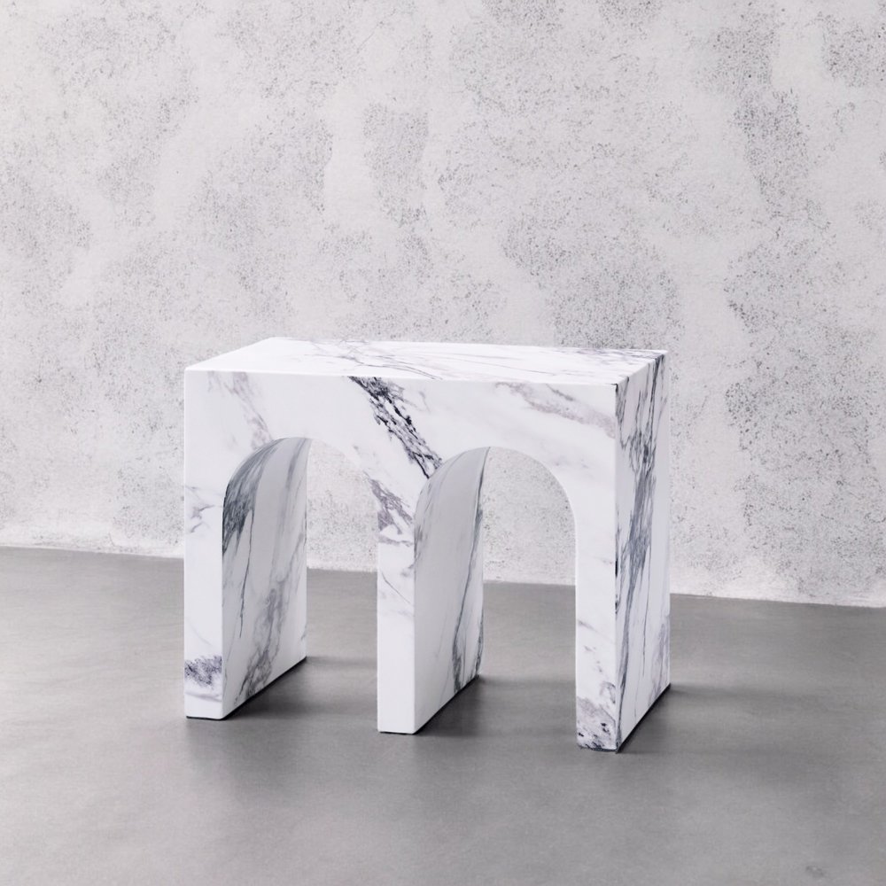 Fritzy End Table Engineered Stone. Picture 8