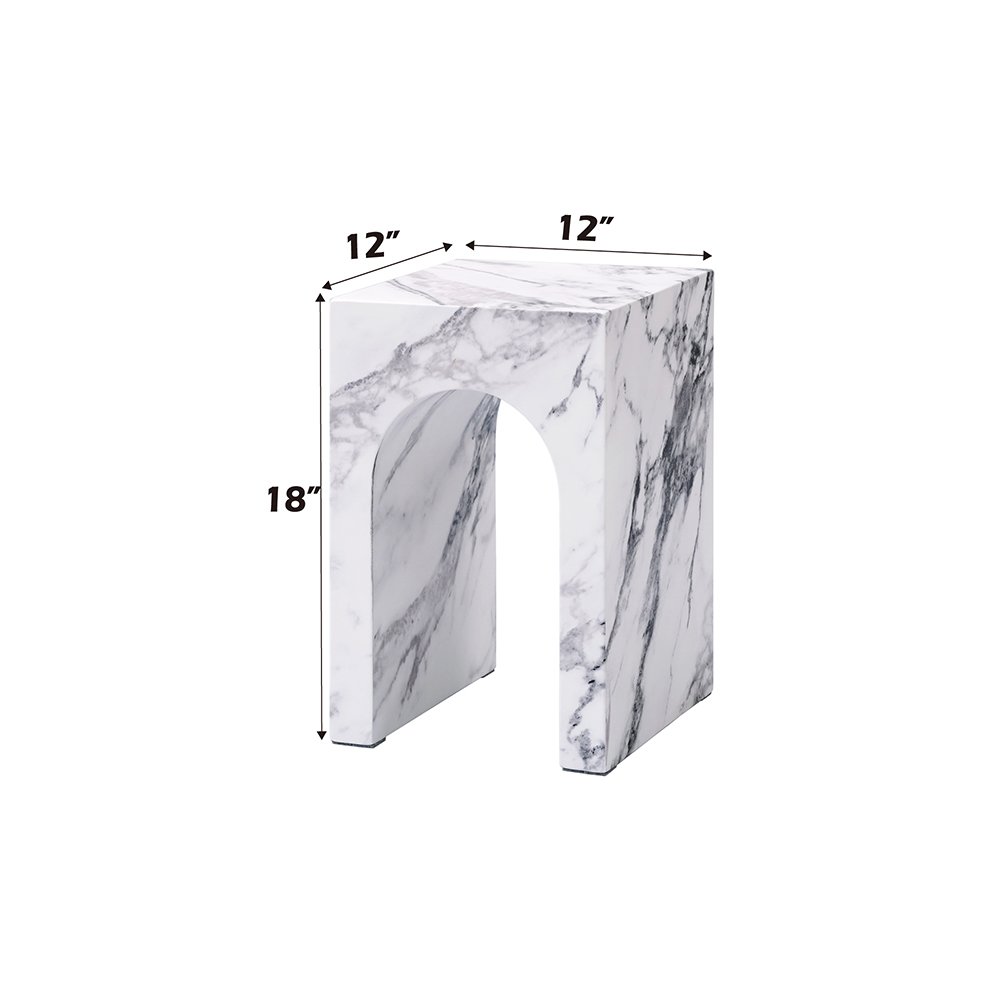 Fritzy End Table Engineered Stone. Picture 5