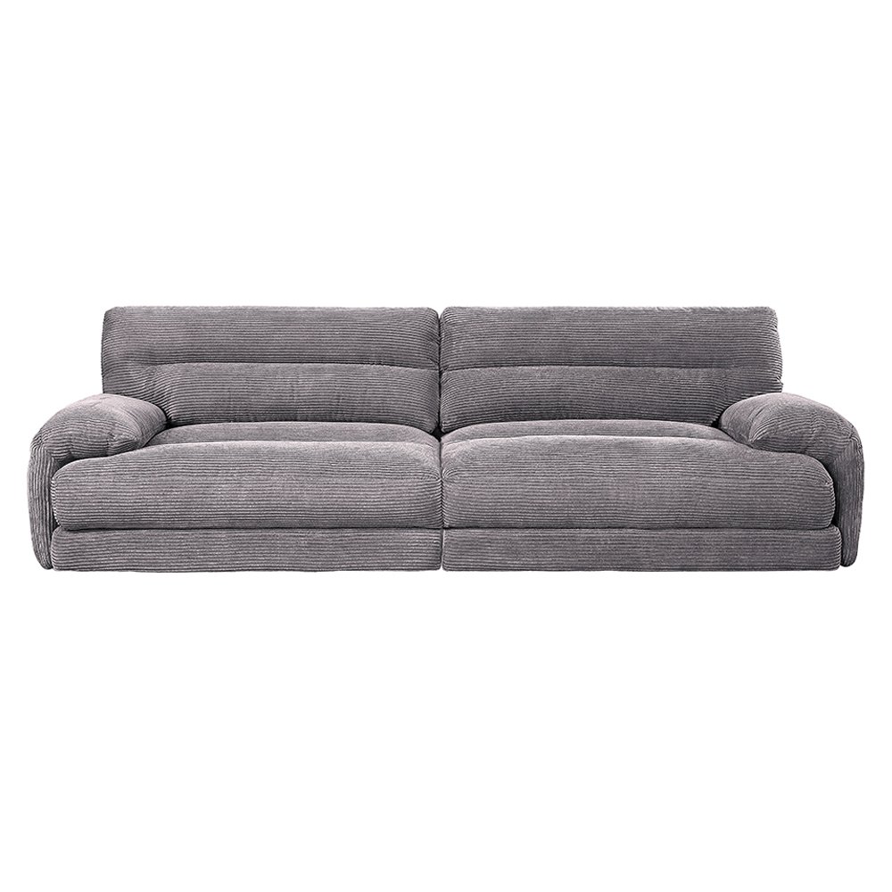 Cadenza Sofa Gray Corduroy. Picture 3