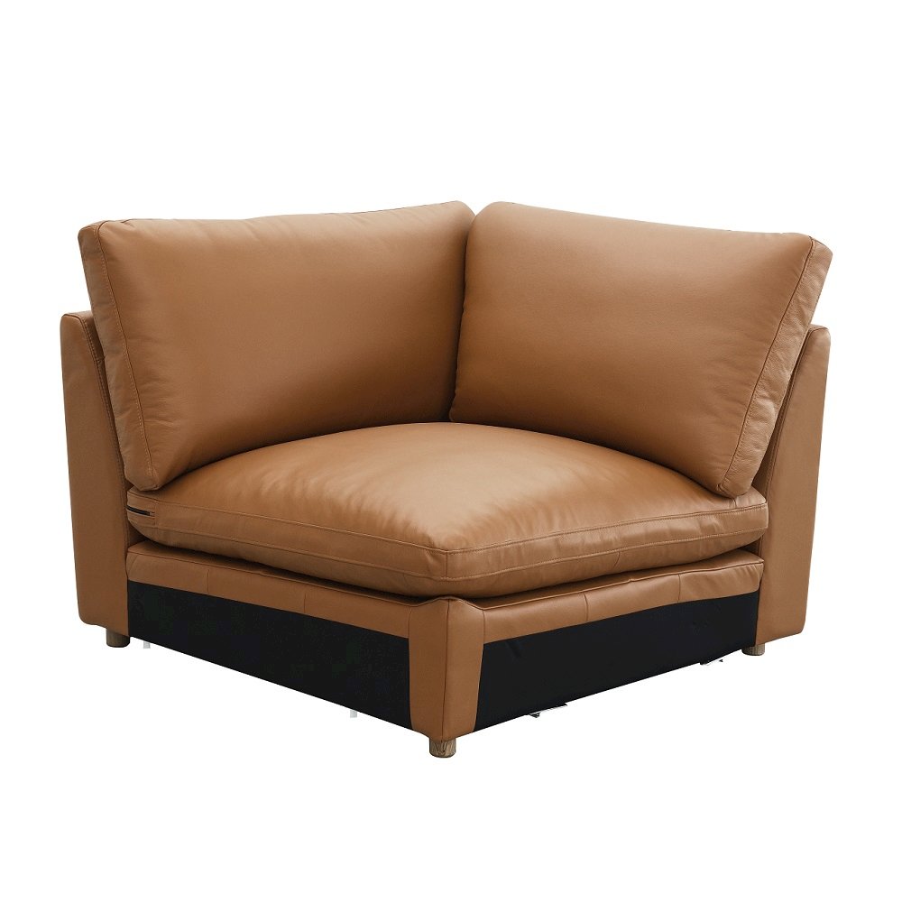 Brighton Modular  - Wedge Brown Top Grain Leather. Picture 2